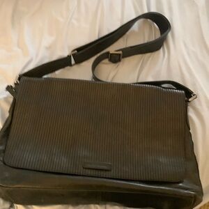 Frye leather laptop crossbody bag